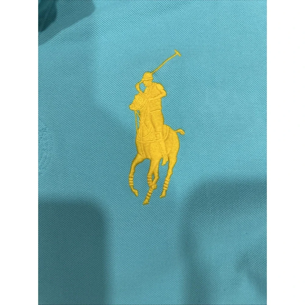 Polo Ralph Lauren Shirt Mens Blue Big Pony Country Jockey Club 3XB